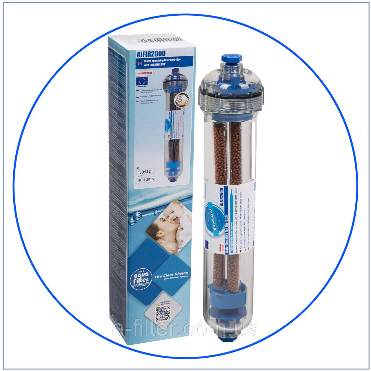 Лінійний картридж іонізувальний і структурувальний воду AIFIR2000., фото 1
