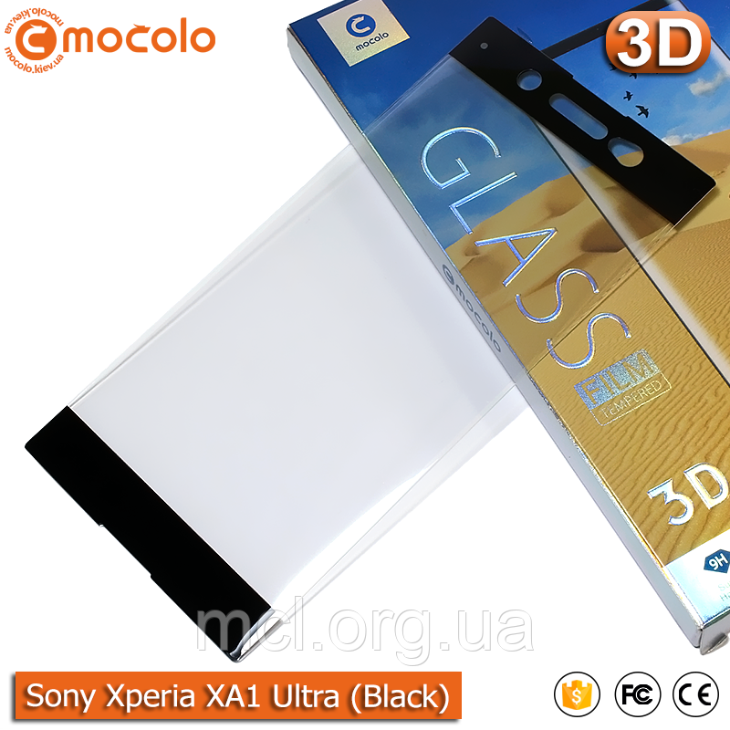 Захисне скло Mocolo Sony Xperia XA1 Ultra Dual 3D (Black)
