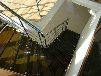 Сходи зі скла та металу, м. Луцьк 1