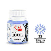 Фарба по тканині Rosa Textil Блакитна (23) 20 мл (263423)