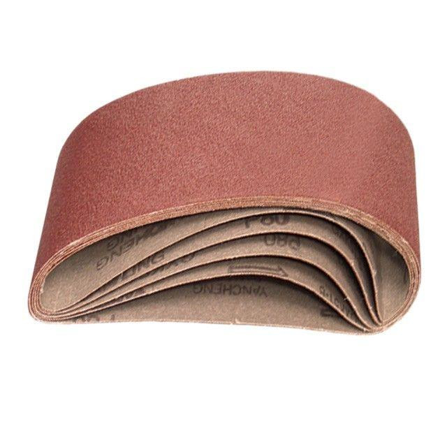 Стрічка шліфувальна 75x533 мм, зерно 40, уп 10 шт INTERTOOL BT-0404