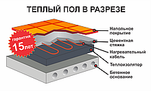 Кабель Ratey 1,75 кВт, 117метров