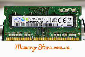 Оперативна пам'ять для ноутбука SAMSUNG DDR3 4GB PC3L-12800S 1.35 V SODIMM (б/у), фото 4