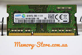 Оперативна пам'ять для ноутбука SAMSUNG DDR3 4GB PC3L-12800S 1.35 V SODIMM (б/у), фото 5