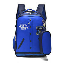 Шкільний рюкзак у формі кофти бомбера з пеналом, фото 3