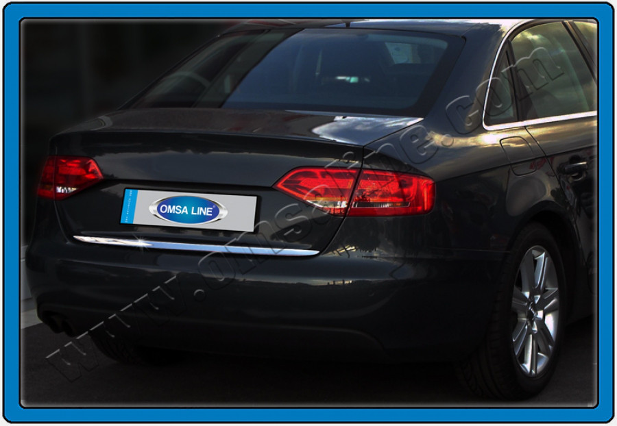 Кромка багажника (sedan, нерж.) - Audi A4 B8 2007-2015 рр., фото 1
