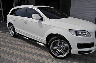 Бічні труби (2 шт., нерж.) - Audi Q5 2008-2017