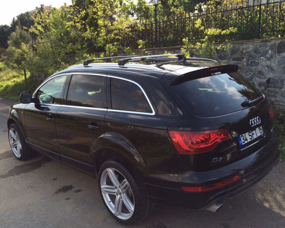 Поперечний багажник (2 шт, алюміній) - Audi Q7 2005-2015 рр., фото 1