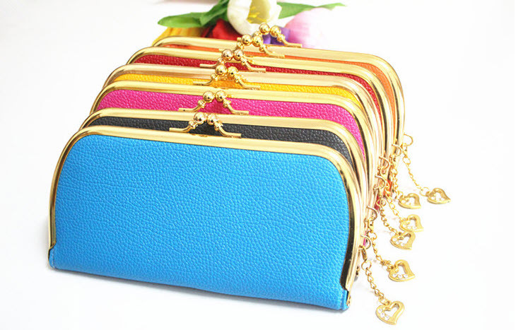 Стильний гаманець на ретро клямці