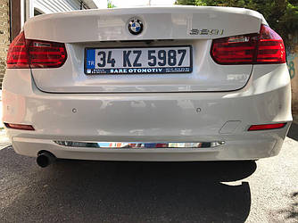 Кромка бампера (нерж) - BMW 3 серія F-30 2012+ рр.