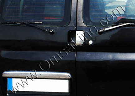 Накладка над номером (Дводверний, нерж.) - Citroen Berlingo 1996-2008 рр.