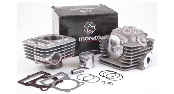 Циліндр у зборі з головкою 80 см3 для мотоциклів Barton, Benzer, Romet Ark
