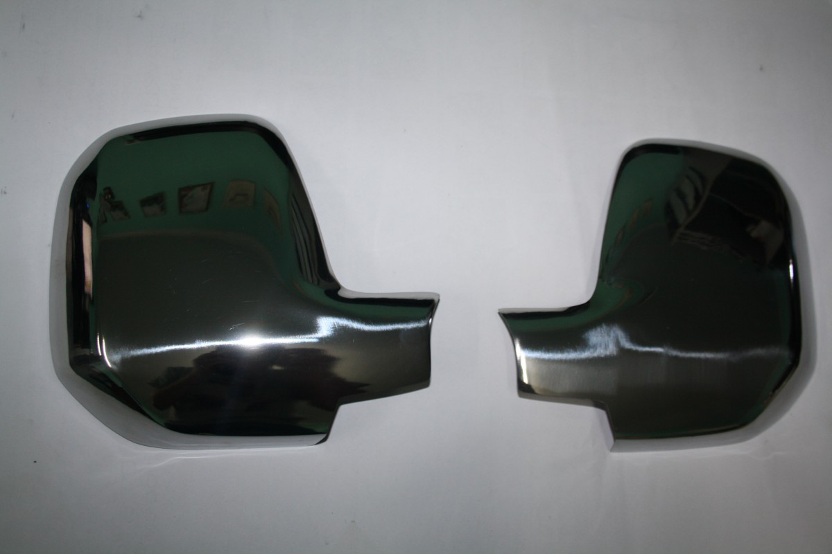 Накладки на дзеркала (2 шт., нерж.) - Citroen Berlingo 2008-2018 рр .., фото 1