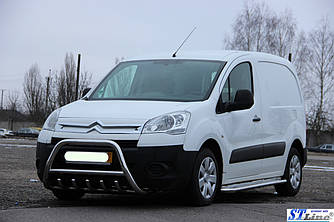 Кенгурятник WT003 (нерж.) - Citroen Berlingo 2008-2018 рр ..