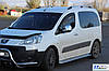 Бічні майданчики Premium (2 шт., нерж.) - Citroen Berlingo 2008-2018 рр .., фото 2
