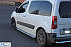 Бічні майданчики Premium (2 шт., нерж.) - Citroen Berlingo 2008-2018 рр .., фото 4