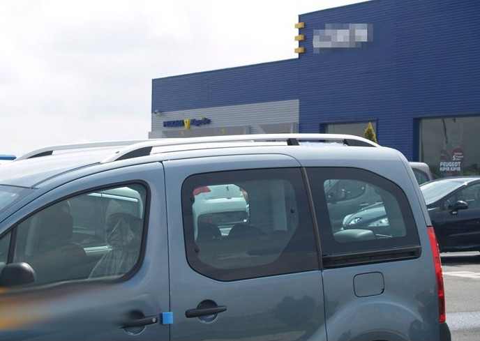 Рейлінги Skyport (сірий мат) - Citroen Berlingo 2008-2018 рр .., фото 1