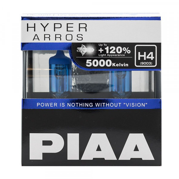 Лампи H4 Piaa Hyper 5000K +120