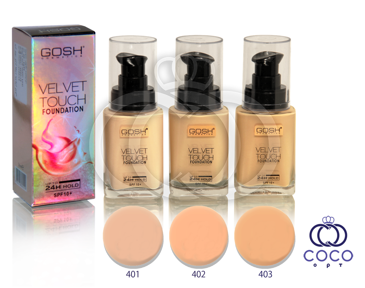 Тональний крем Gosh Velvet Touch Foundation