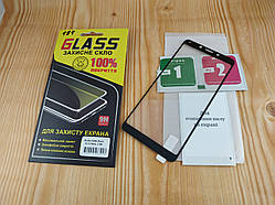 Захисне скло для Xiaomi Redmi 6 (full cover) з чорними рамками 2,5d  