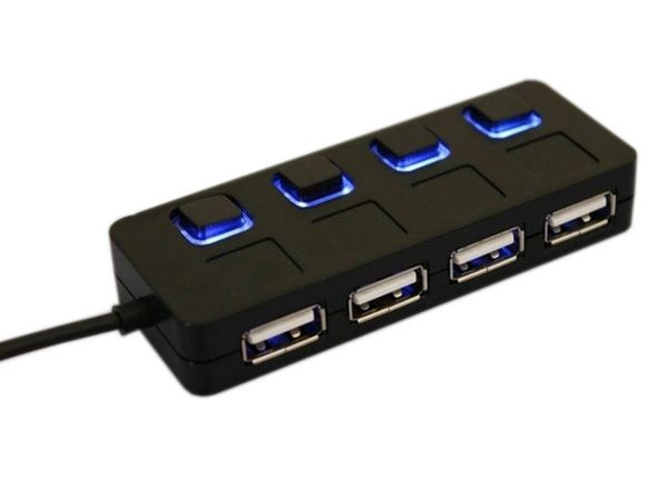 Комутатор Hub USB Lapara 4 ports USB2.0