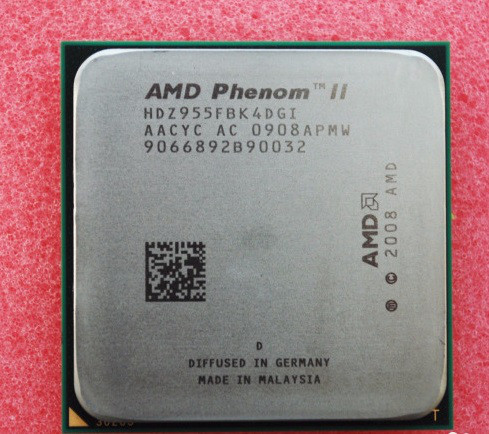 ПОТУЖНИЙ Процесор AMD SAM3, am2+ PHENOM II X4 955 BLACK EDITION 125W - 4 ЯДРА ( 4 3.2 Ghz кожне ) am3,SAM2+