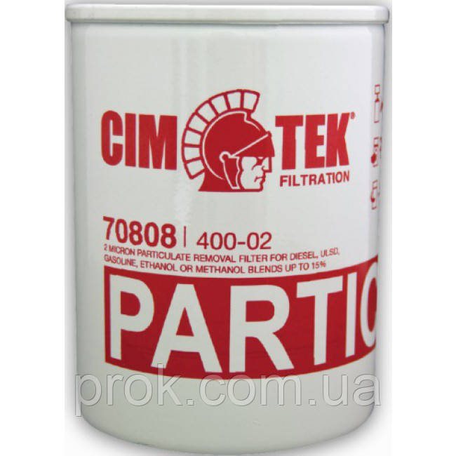 CT70808 Фільтр тонкої очистки ДТ, бензину, керосину. CIM-TEK 400, 2 мікрон, 95 л / хв.