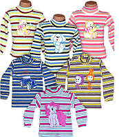 Водолазка детская для мальчика с вышивкой, рубчик, р.р.26-40