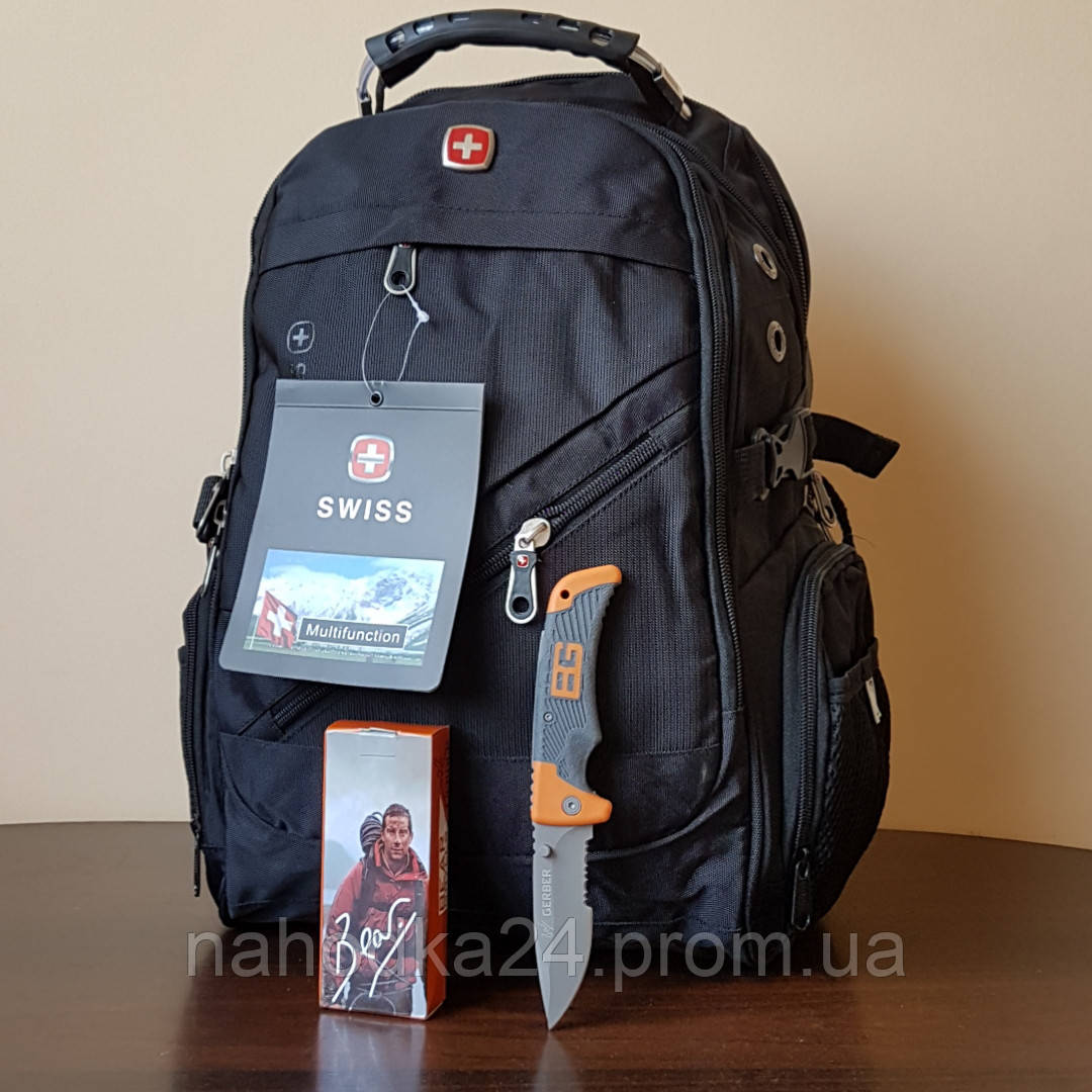Рюкзак SwissGear Wenger 8810 + Годинник Swiss Army + дощовик!!!