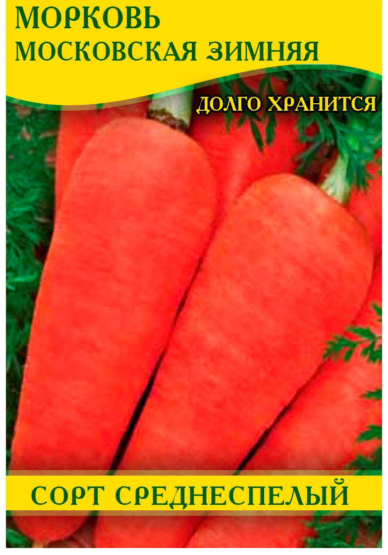Насіння моркви Московська Зимова, 1кг