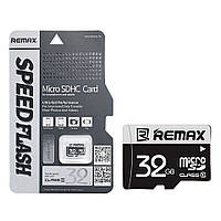 Карта пам'яті Remax Micro SD C10, 16.1/21.1 MByte/s, class10, Black 32G