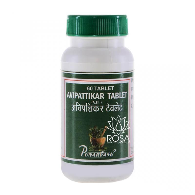Авіпатикар (Avipattikar Tablet, Punarvasu) зниження підвищеної кислотності, 60 таблеток