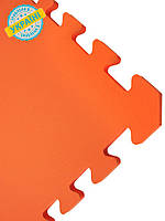 Мягкий пол (коврик-пазл 50*50*1 см) Eva-Line "Радуга" (1 сорт, малозаметные дефекты) Оранжевый