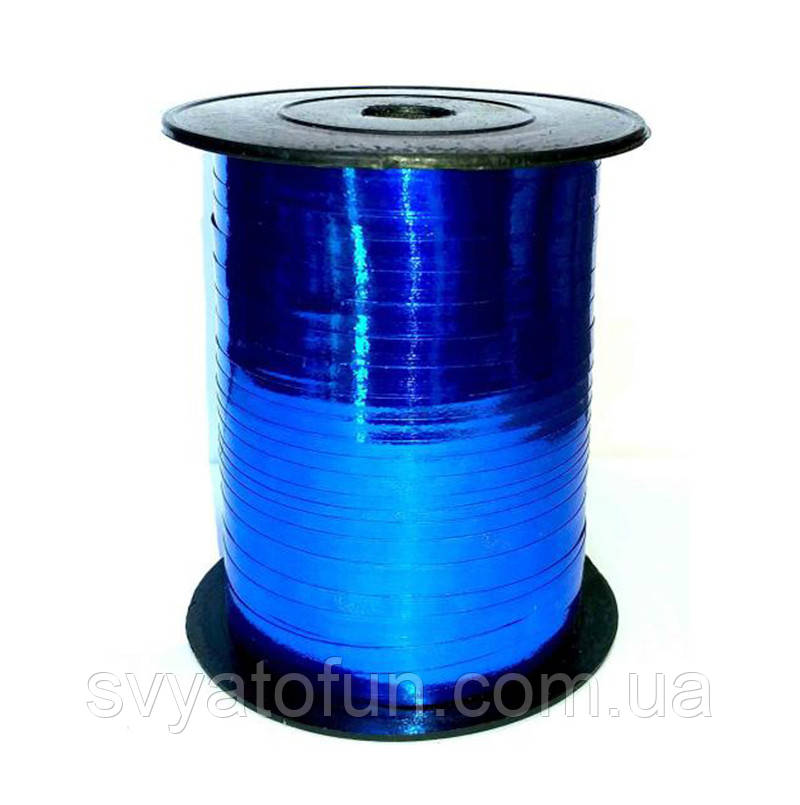 Стрічка для куль металізована синя 150м Україна