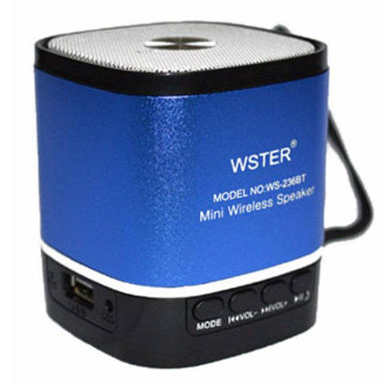 Портативна Bluetooth колонка WS-236-BT переносний динамік, фото 1