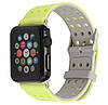 Подвійний ремінець з перфорацією Primo для Apple Watch 38mm / 40mm / 41mm - Grey&Yellow, фото 3