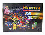 Hamy 4 ігрова приставка+350 ігор 8-16 біт (чорна), фото 3