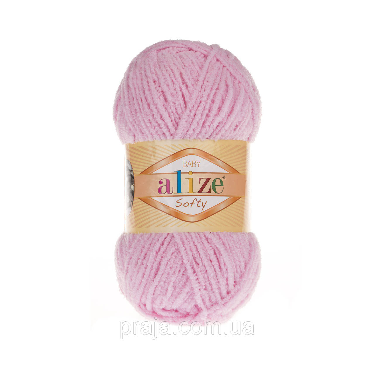 Пряжа Alize Softy ( Софті) - 185 пастельно рожевий