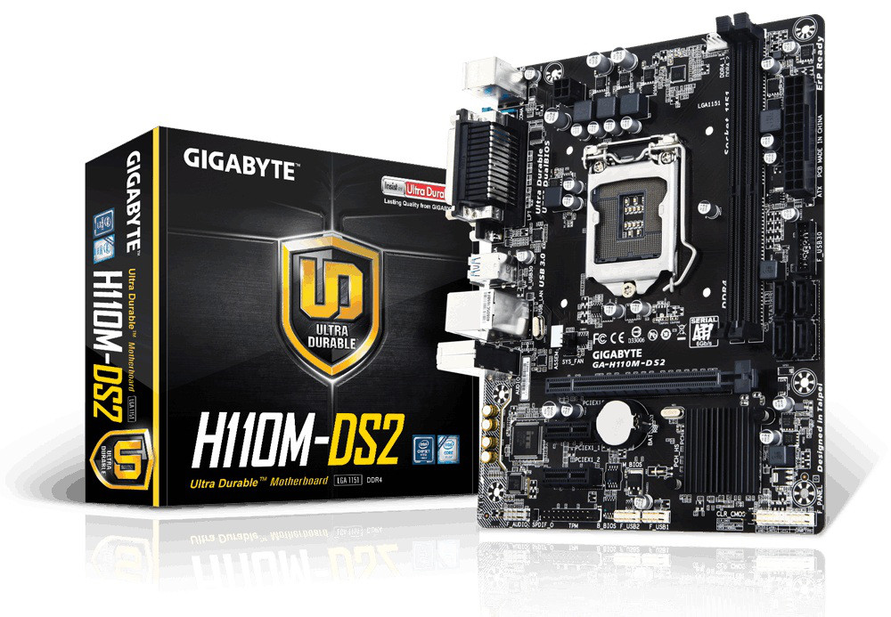 Материнська плата GIGABYTE GA-H110M-DS2 s1151