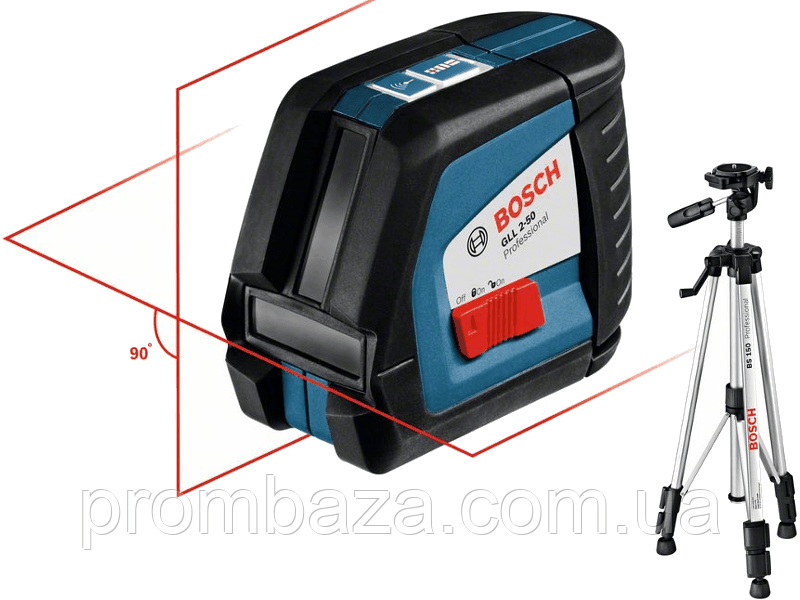Лазерний нівелір Bosch GLL 2-50 + BS 150