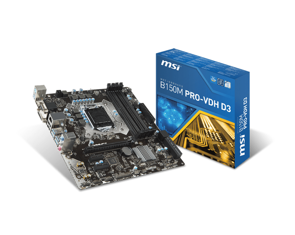 Материнська плата MSI B150M PRO-VDH DDR3 s1151