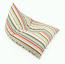 Безкаркасне Крісло Tetra Stripes (Крісло — мішок), Крісло для пляжу, Пляжна меблі