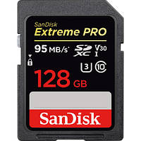 Карта пам'яті SanDisk 128GB Extreme Pro UHS-I SDXC 10 клас (SDSDXXG-128G-ANCIN)