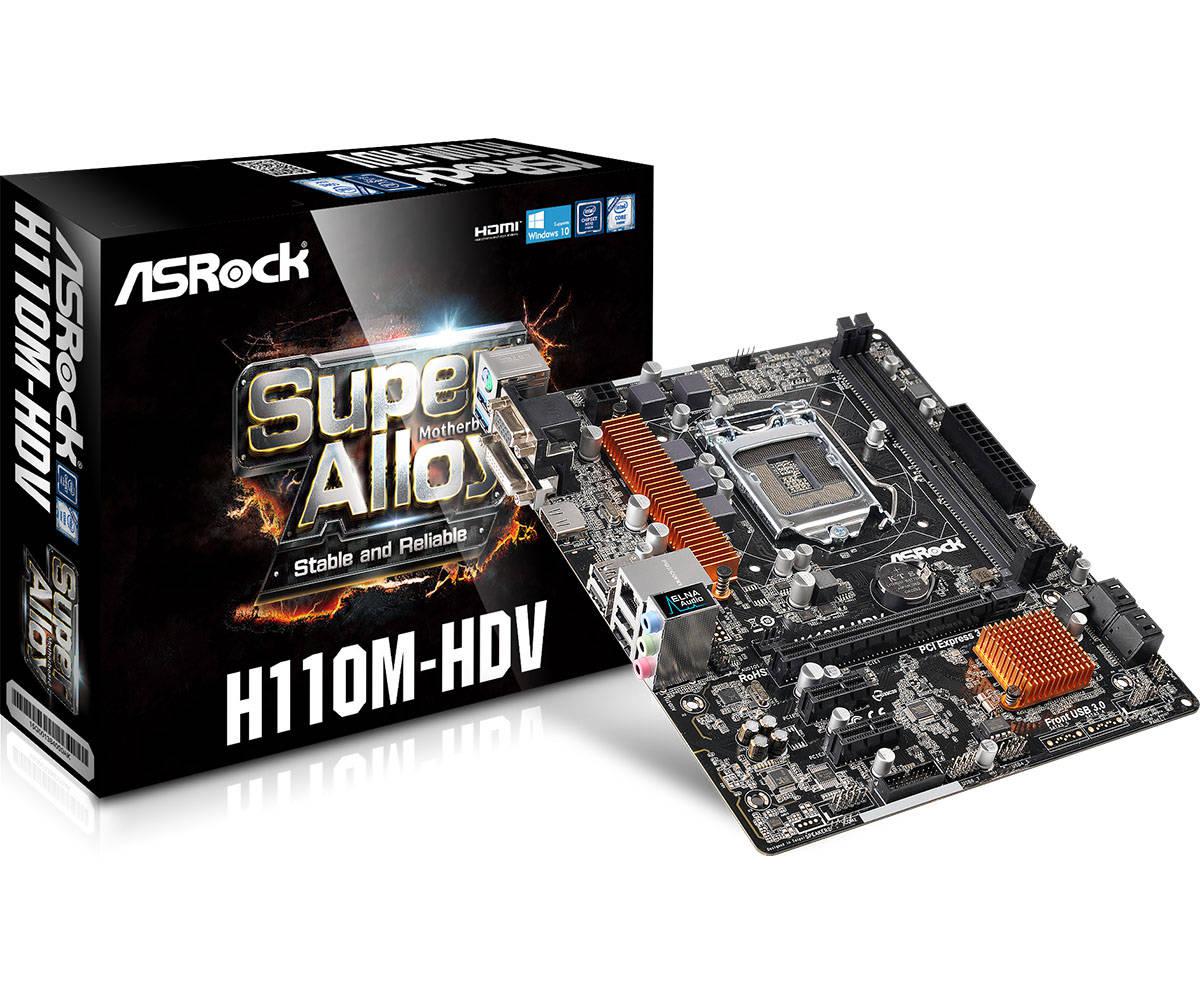 Материнська плата AsRock H110M-HDV s1151