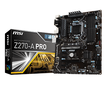 Материнська плата MSI Z270-A PRO s1151