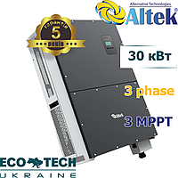 Мережевий інвертор Altek AKSG-30K-TM (30,0 кВт, 3 фази, 3 MPPT)
