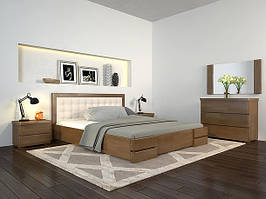 Ліжко дерев'яне "Регіна Люкс" (7 кольорів)