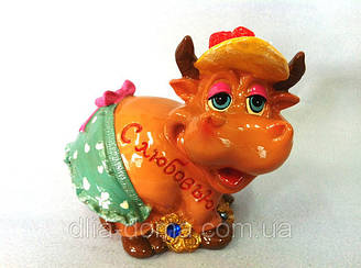 Керамічна скарбничка Корова