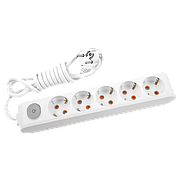 Подовжувач 5 гнізд з заземленням та вимикачем 2м Multi-Let (90118502)