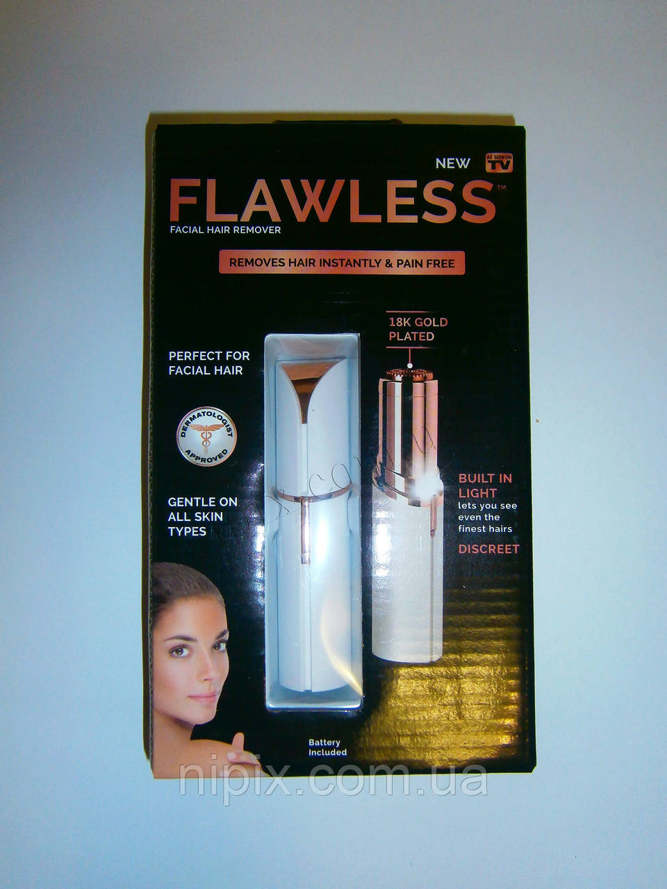 Епілятор для обличчя і тіла Flawless